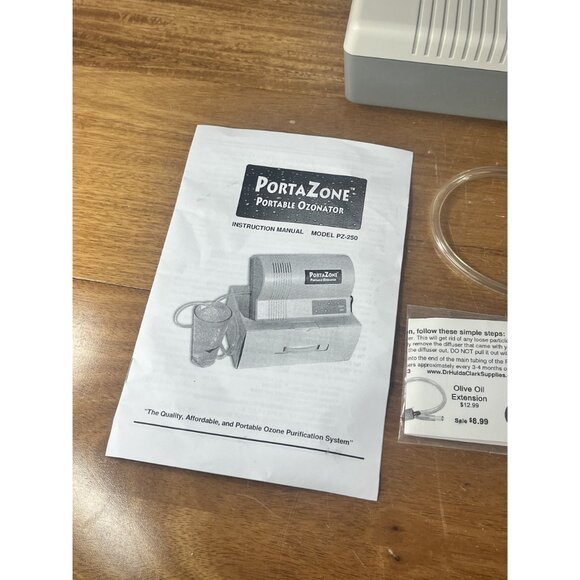 Dr Clark PortaZone Portable Ozone Purification System PZ-250 Corona Discharge - Picture 2 of 13